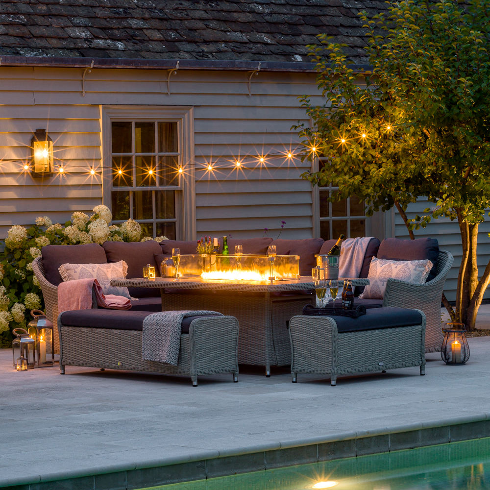 Bramblecrest monterey modular casual dining set sale