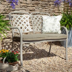 Hartman Berkeley 2 Seat Bench – Maize/Wheatgrass
