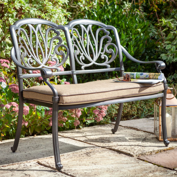 Hartman Amalfi 2 Seat Bench – Bronze/Amber