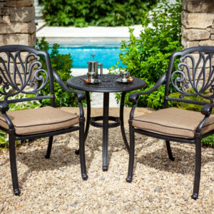 Hartman Amalfi Bistro Set – Bronze/Amber