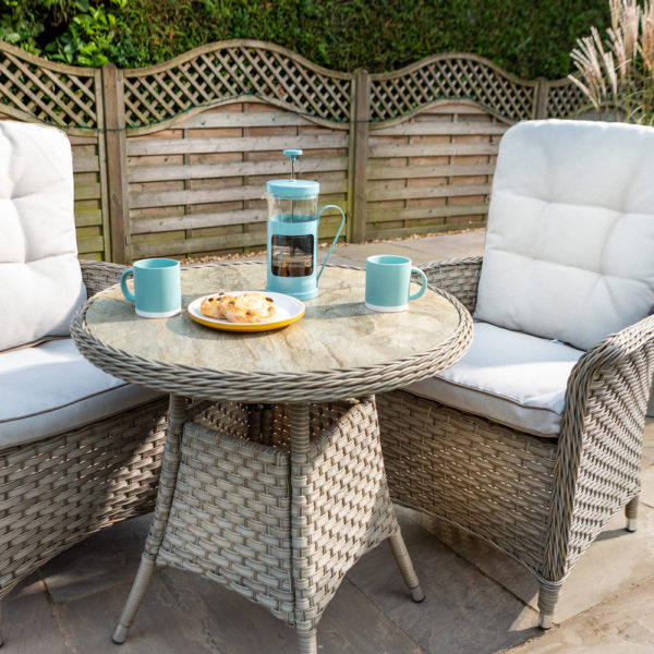 Hartman Heritage Bistro Set With Table - Beech/Dove - Image 2