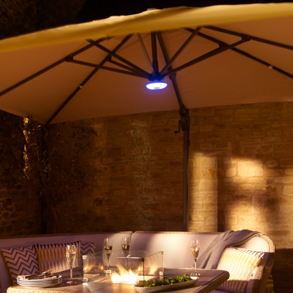 Bramblecrest Bluetooth Parasol Speaker with LED Lights