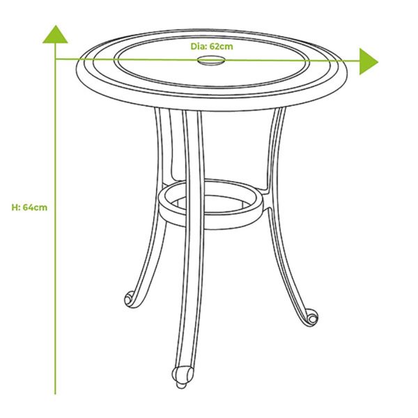 Hartman Amalfi Bistro Set - Image 3