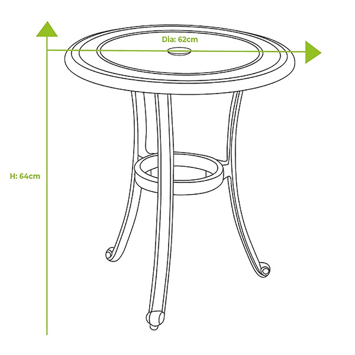 Hartman Amalfi Bistro Set Pontarddulais Garden Centre