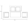 Hartman Amalfi 2 Seat Casual Lounge Set - Image 7