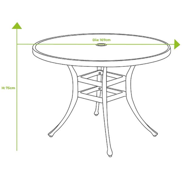 Hartman Berkeley 4 Seat Round Set - Image 4