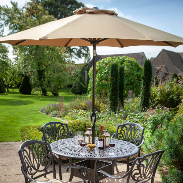 Hartman Amalfi 4 Seat Round Set - Bronze/Amber