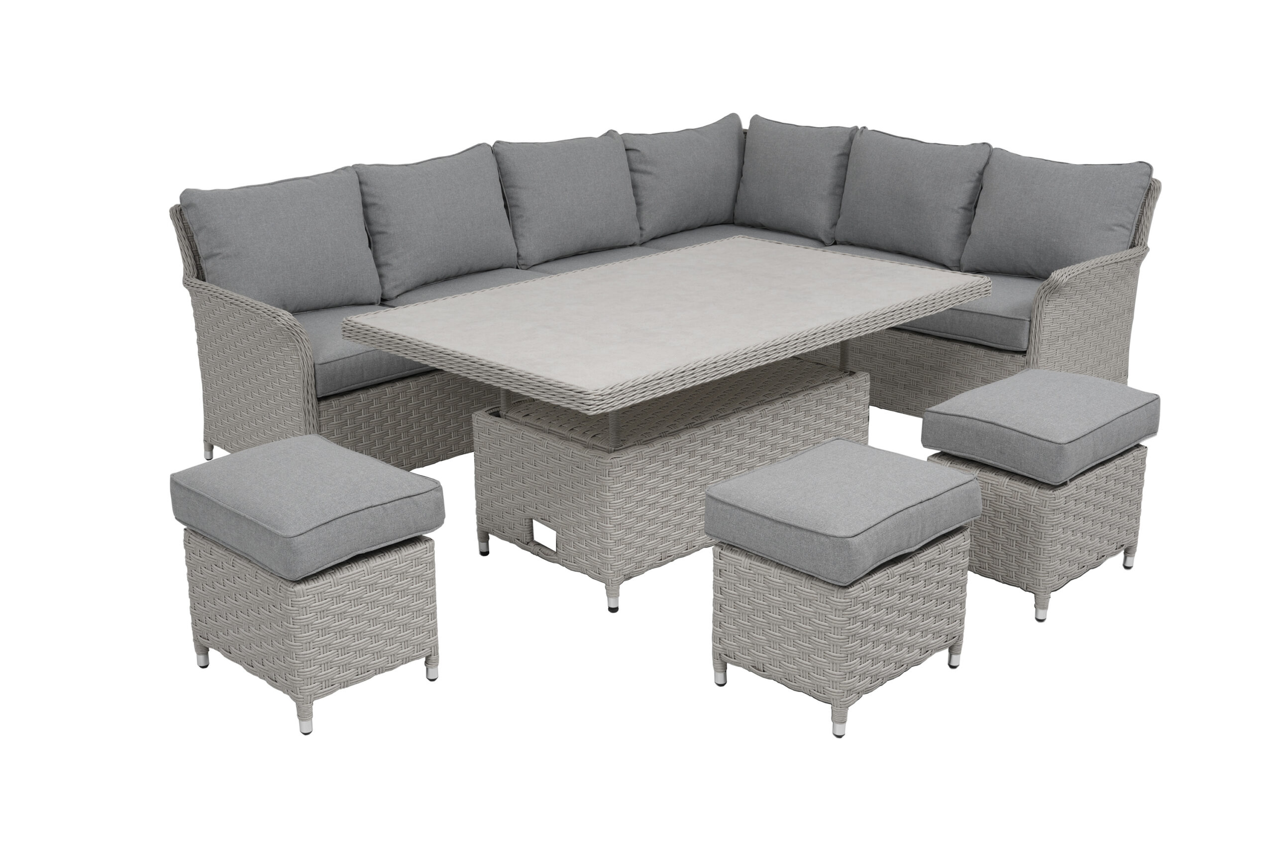 Woodlodge Garden Living Bermuda Modular Rectangular Corner Casual Sofa Set