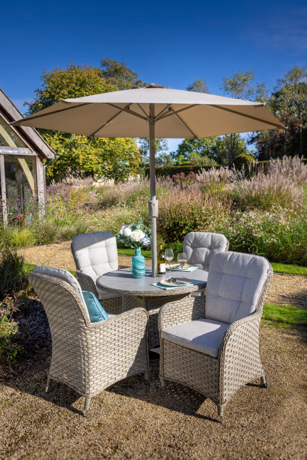 Hartman Eton 4 Seat Round Dining Set - Image 2