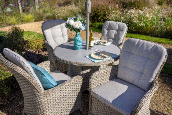 Hartman Eton 4 Seat Round Dining Set