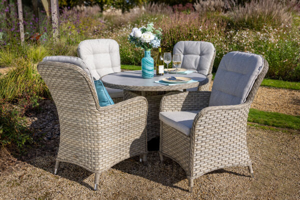 Hartman Eton 4 Seat Round Dining Set - Image 4