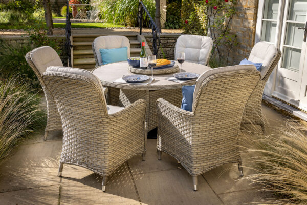 Hartman Eton 6 Seat Round Dining Set - Image 4