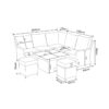 Hartman Eton Square Casual Dining Set - Image 8