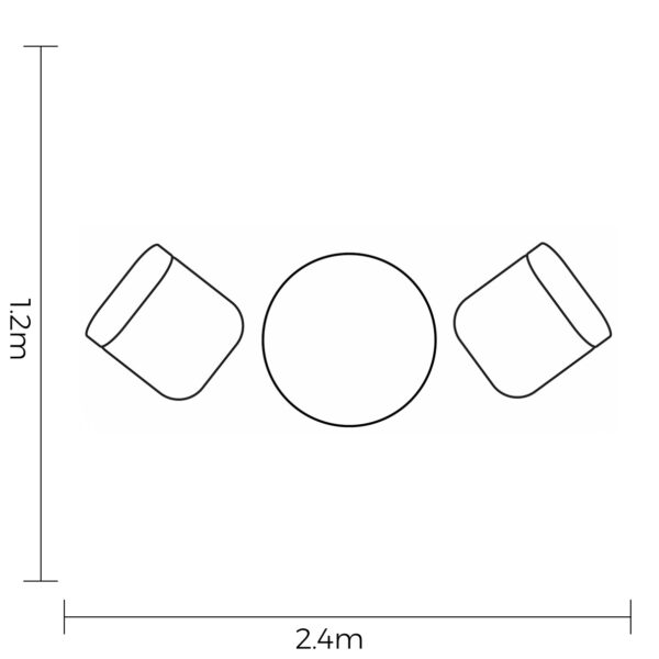 Hartman Eton Bistro Set - Image 7